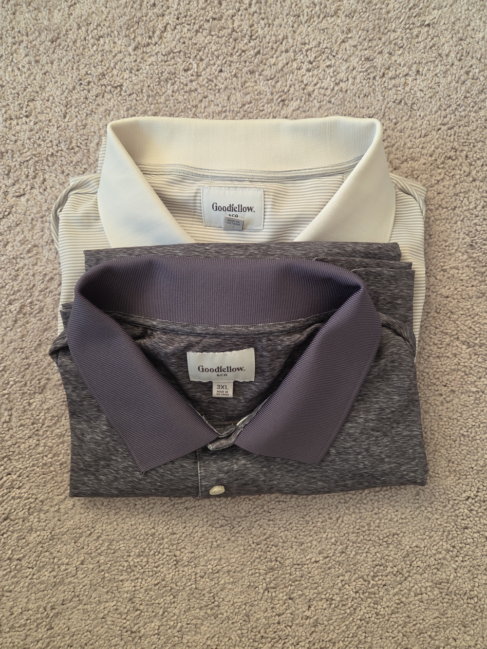 Goodfellow & Co Men's Polo Shirt Size 3XL Bundle Lot of 2 Pre Owned EUC